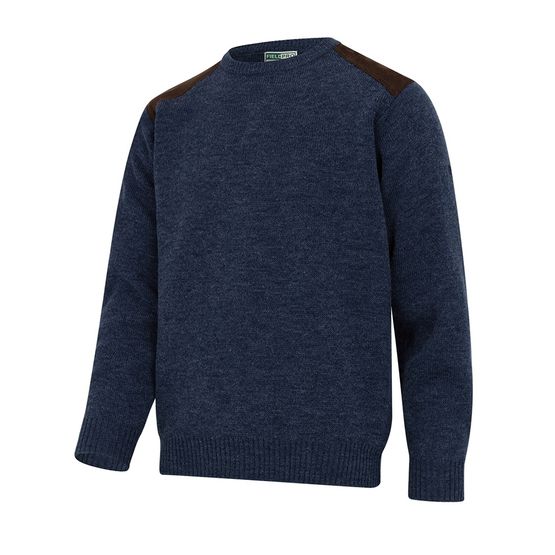 Hoggs Melrose II Storm Blue Crew Pullover