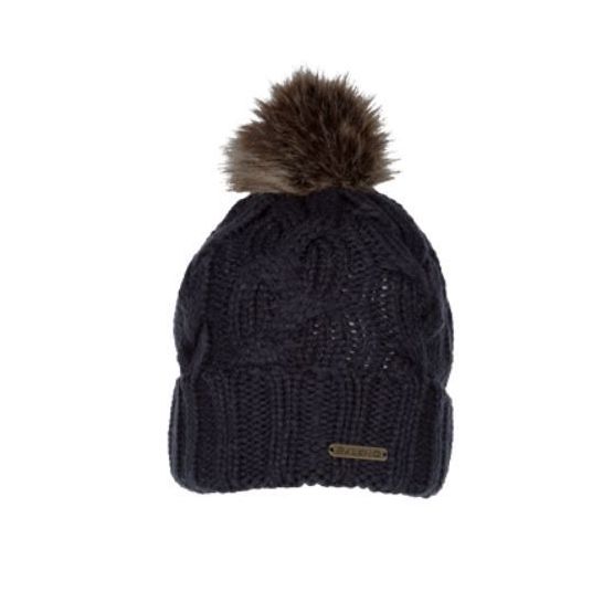Baleno Katrien Pom Pom Beanie Hat - Navy Blue