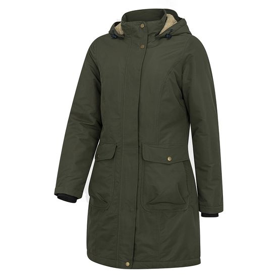 Hoggs of Fife Ladies Walker Long Green Coat