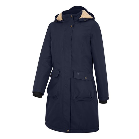 Hoggs of Fife Ladies Walker Navy Long Coat