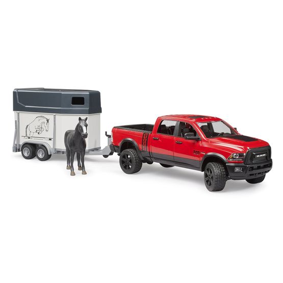 Bruder Ram Power Wagon Pick Up &amp; Horse Trailer