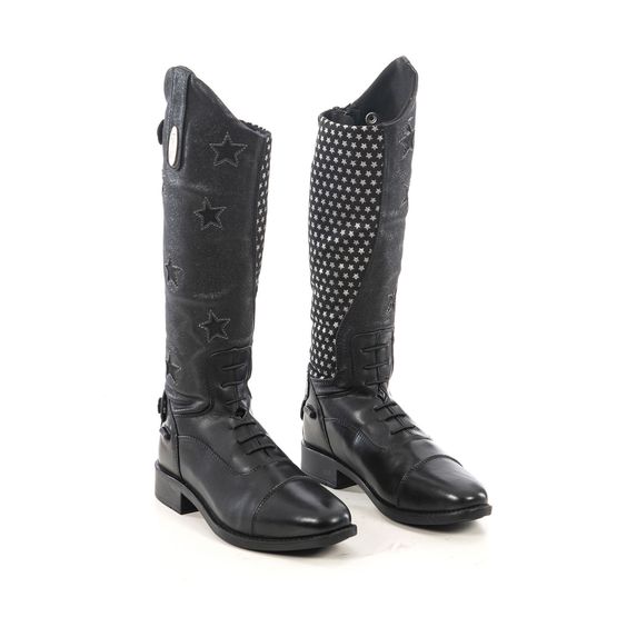 Brogini Kb13 Carina Piccino Long Riding Boots Wide Child Black