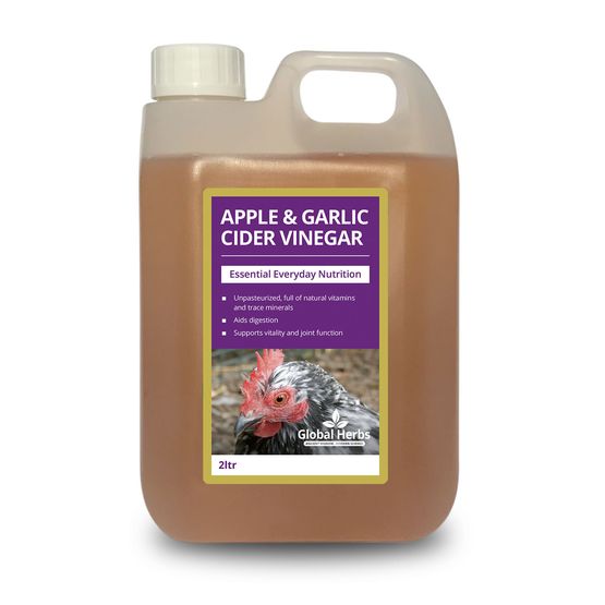 Global Herbs Poultry Apple &amp; Garlic Cider Vinegar