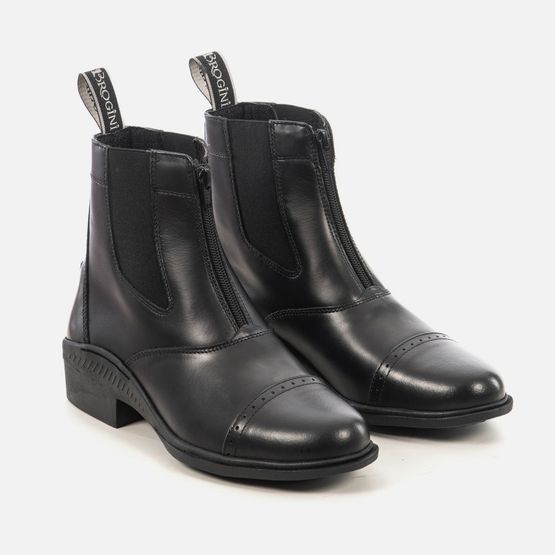 Brogini 401 Tivoli Paddock Adult Black Zip Boots