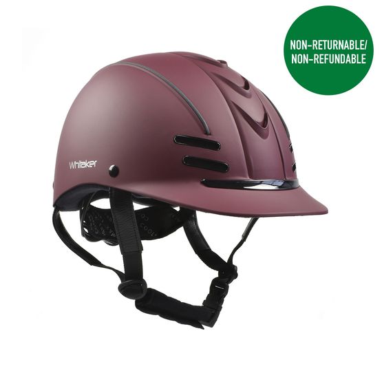 Whitaker Rh072 Club Young Rider Helmet Child Burgundy