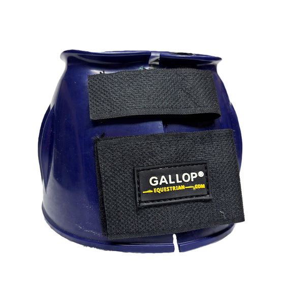 Gallop Double Taped Pvc Ribbed Over Reach Boots Blue
