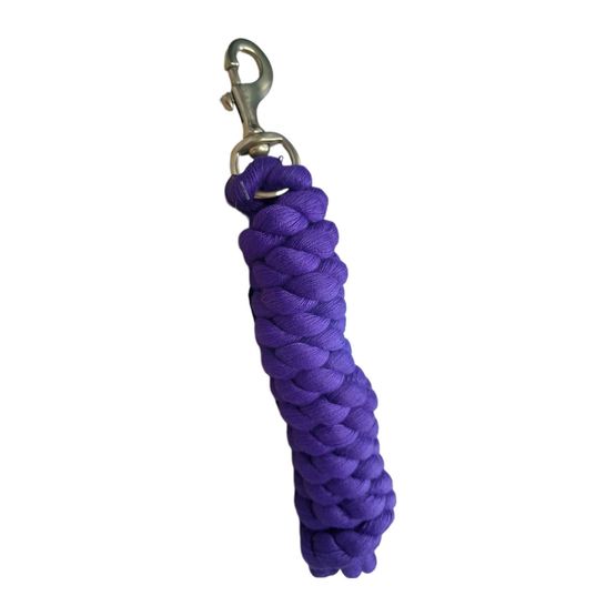 Gallop Premium Polycotton Lead Rope Purple