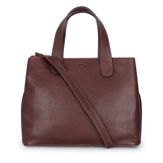 Hoggs of Fife Monarch Conker Leather Handbag