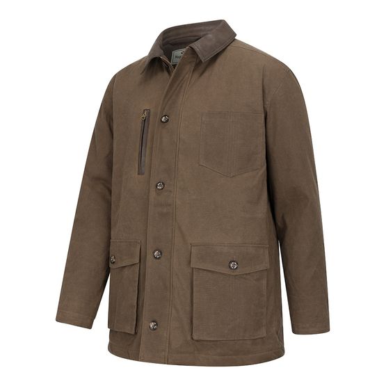 Hoggs of Fife Balerno Waxed Canvas Rock Barn Coat