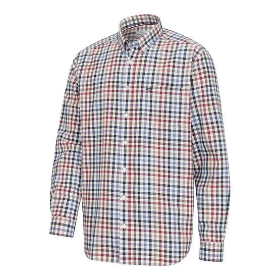 Hoggs of Fife Douglas Twill Navy/Red Shirt