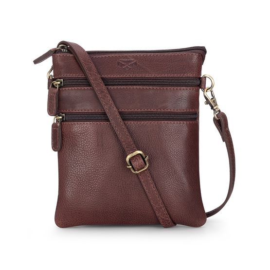 Hoggs of Fife Monarch Conker Leather Travel Organiser