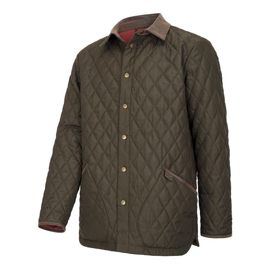 Hoggs of Fife Lochore Forest Green Quilt Jacket
