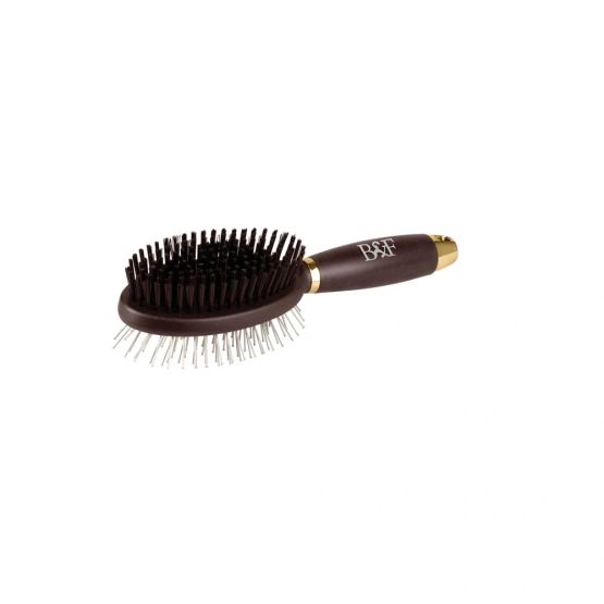 Benji &amp; Flo Gel Handle Double Sided Grooming Brush