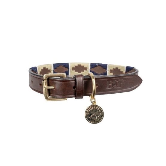 Benji &amp; Flo Sublime Polo Leather Dog Collar