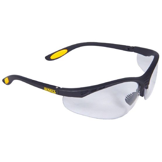 DeWalt Reinforcer Safety Eyewe in Black/Clear/Yellow