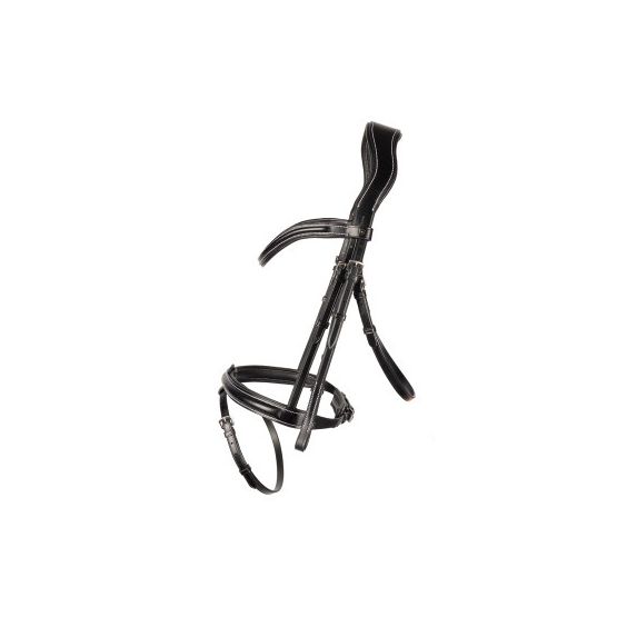 ProPresicce Pelle Raised Flash Leather Bridle by Hy Equestrian