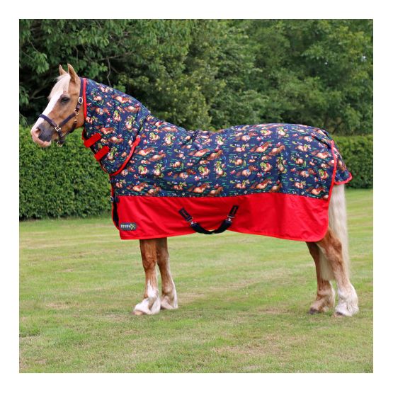 StormX Original 0 Turnout Rug - Thelwell Collection Rosettes &amp; Rascals