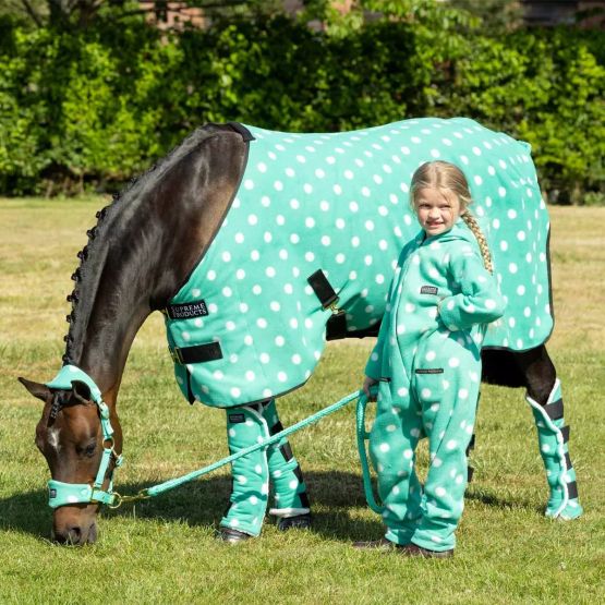 Supreme Products Child's Dotty Fleece Onesie