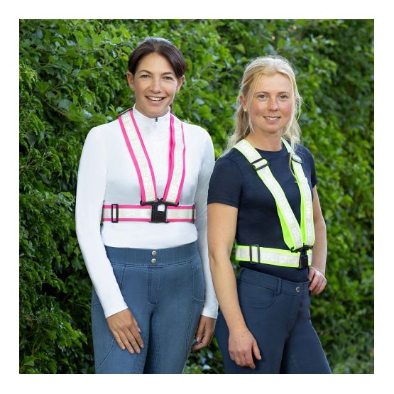 Reflector Adjustable Harness by Hy Equestrian - One Size