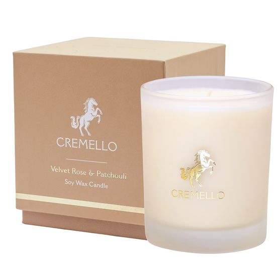 Cremello Velvet Rose &amp; Patchouli Candle