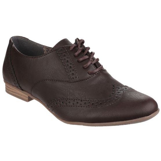Levato Lace Up Brogue Shoe in Brown