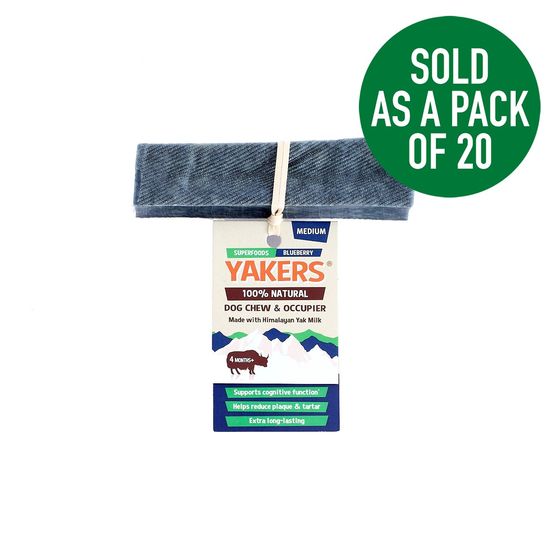 Yakers Dog Chew Blueberry