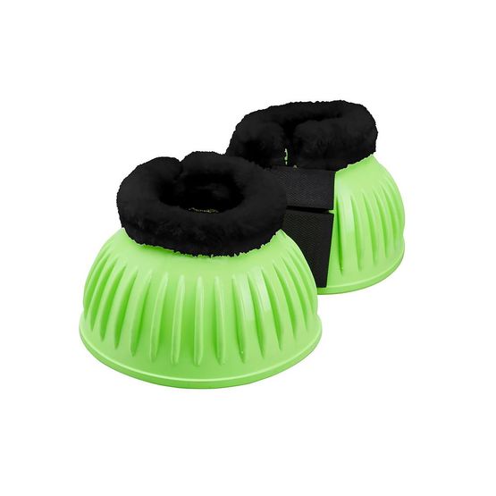 Firefoot Rubber Bell Boot With Fur Lining Neon Green