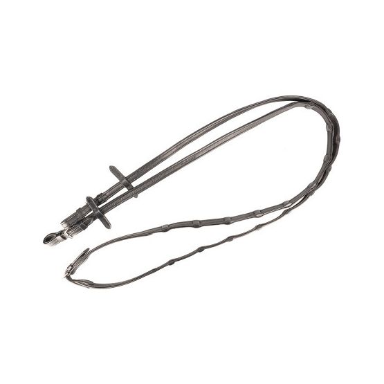 ProPresicce Continentale Soft Grip Leather Reins by Hy Equestrian