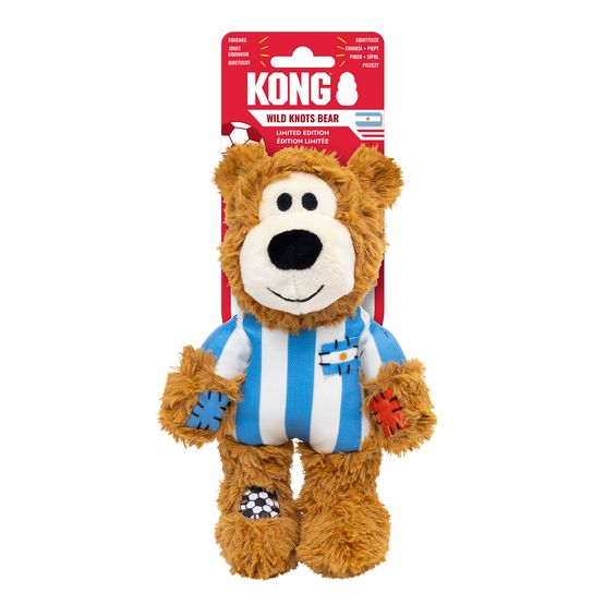 Kong Wild Knots Sport Arg Bear Argentina Dog Toy