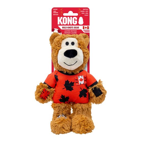 Kong Wild Knots Sport Can Bear Canada Dog Toy