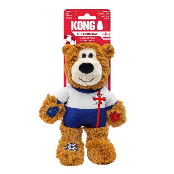 Kong Wild Knots Sport Eng Bear England Dog Toy