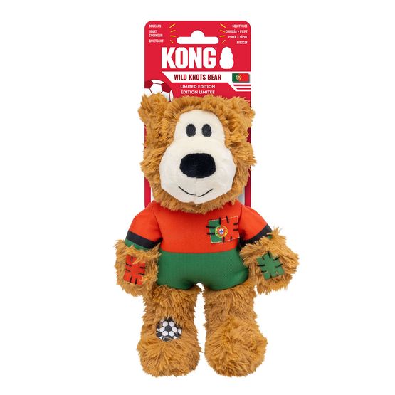 Kong Wild Knots Sport Prt Bear Portugal Dog Toy