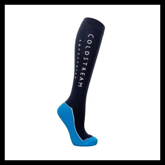 Coldstream Heriot Navy Socks