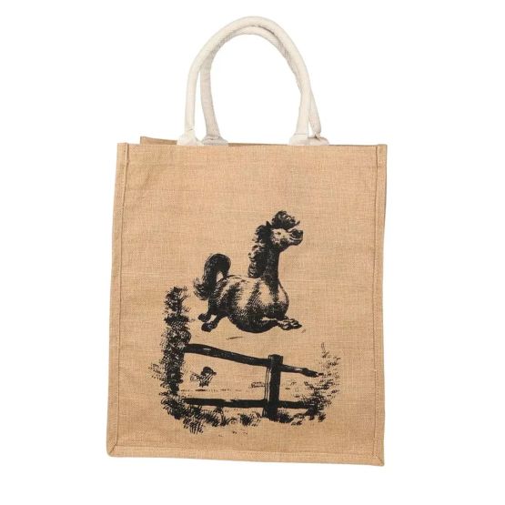 Hy Equestrian Thelwell Collection Large Hessian Bag