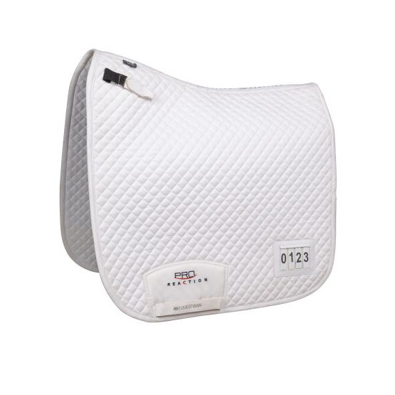 ProReaction Pima Dressage Saddle Pad with Numbers by Hy Equestrian