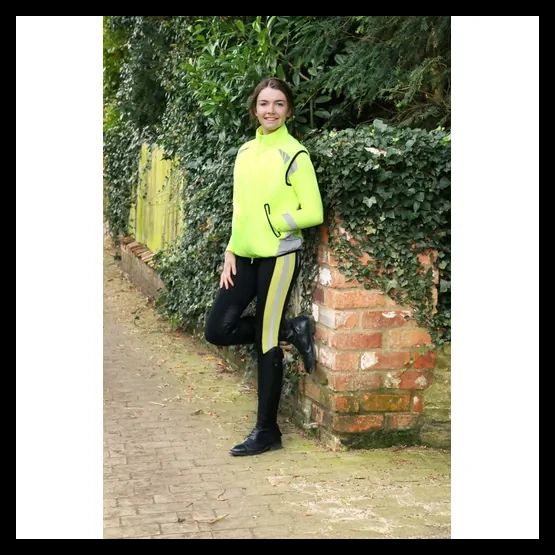Reflector Luminous Padded Gilet by Hy Equestrian