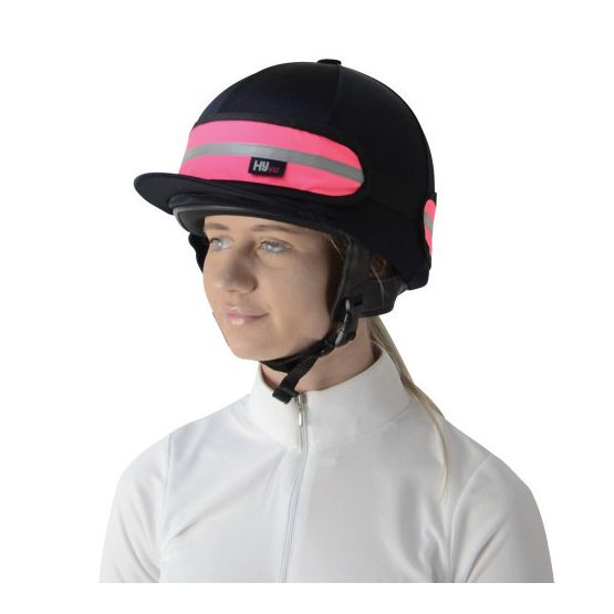 Reflector Thelwell Collection Elasticated Hat Band by Hy Equestrian