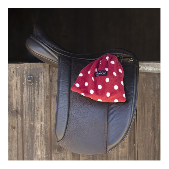 Supreme Products Dotty Fleece Stirrup Covers - One Size