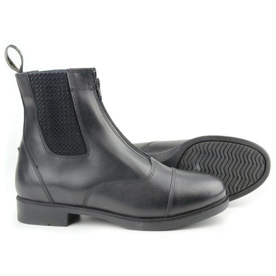 Hy Equestrian Canterbury Zip Jodhpur Boots Adult Black