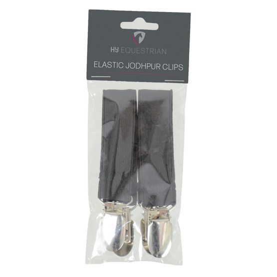 Hy Equestrian Elastic Jodhpur Clips Black