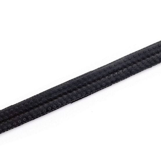 Hy Equestrian Rubber Grip Reins Black Brown