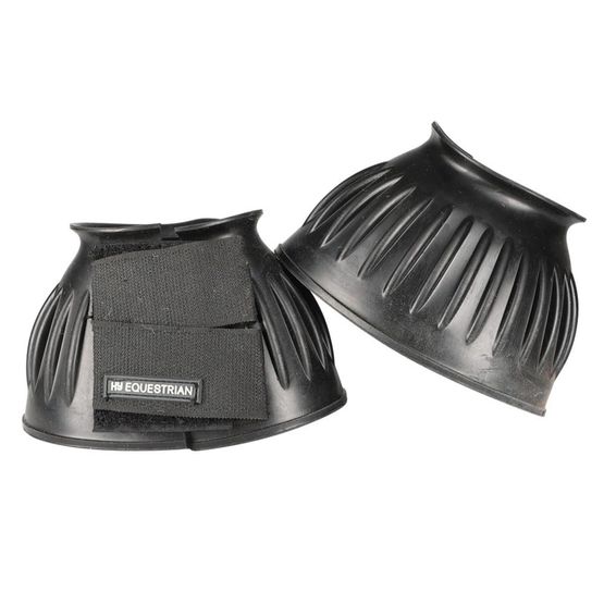 Hy Equestrian Rubber Over Reach Boots Black