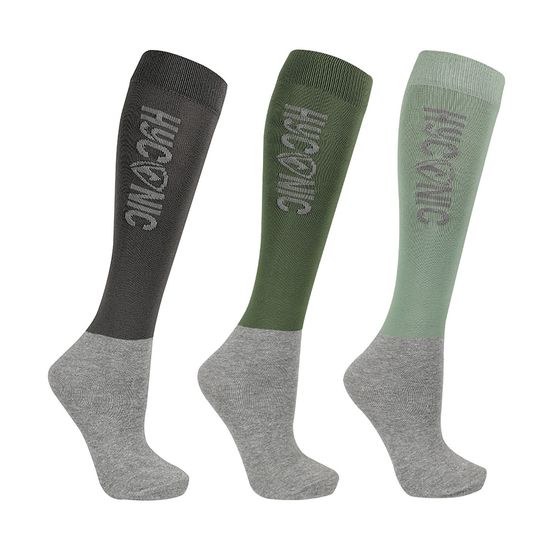 Hyconic Socks By Hy Equestrian Adult Green