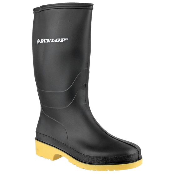 Dunlop Dulls Children's PVC Wellington Boots - Black