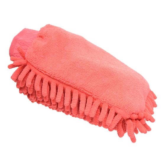 Lincoln Microfibre Grooming Mitt Red