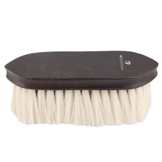 Progroom Deluxe Dandy Brush/Goat Hair By Hy Equestrian Dark Brown