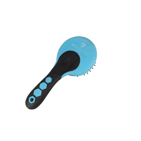 Progroom Hex Mane &amp; Tail Brush By Hy Equestrian Navy/Blue