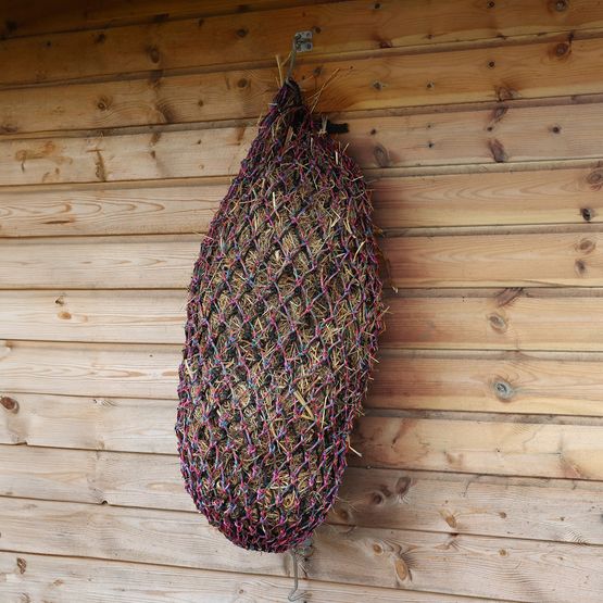 Slow Flow Ultra Haynet By Hy Equestrian Rainbow/Black