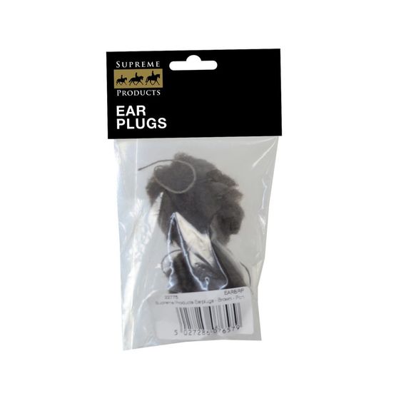 Supreme Products Fleece Earplugs Brown