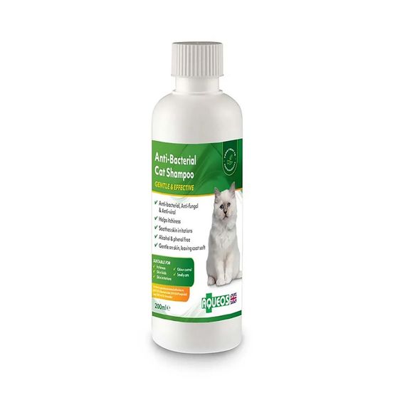 Aqueos Anti-Bacterial Cat Shampoo